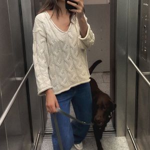Zara Cable Knit Sweater